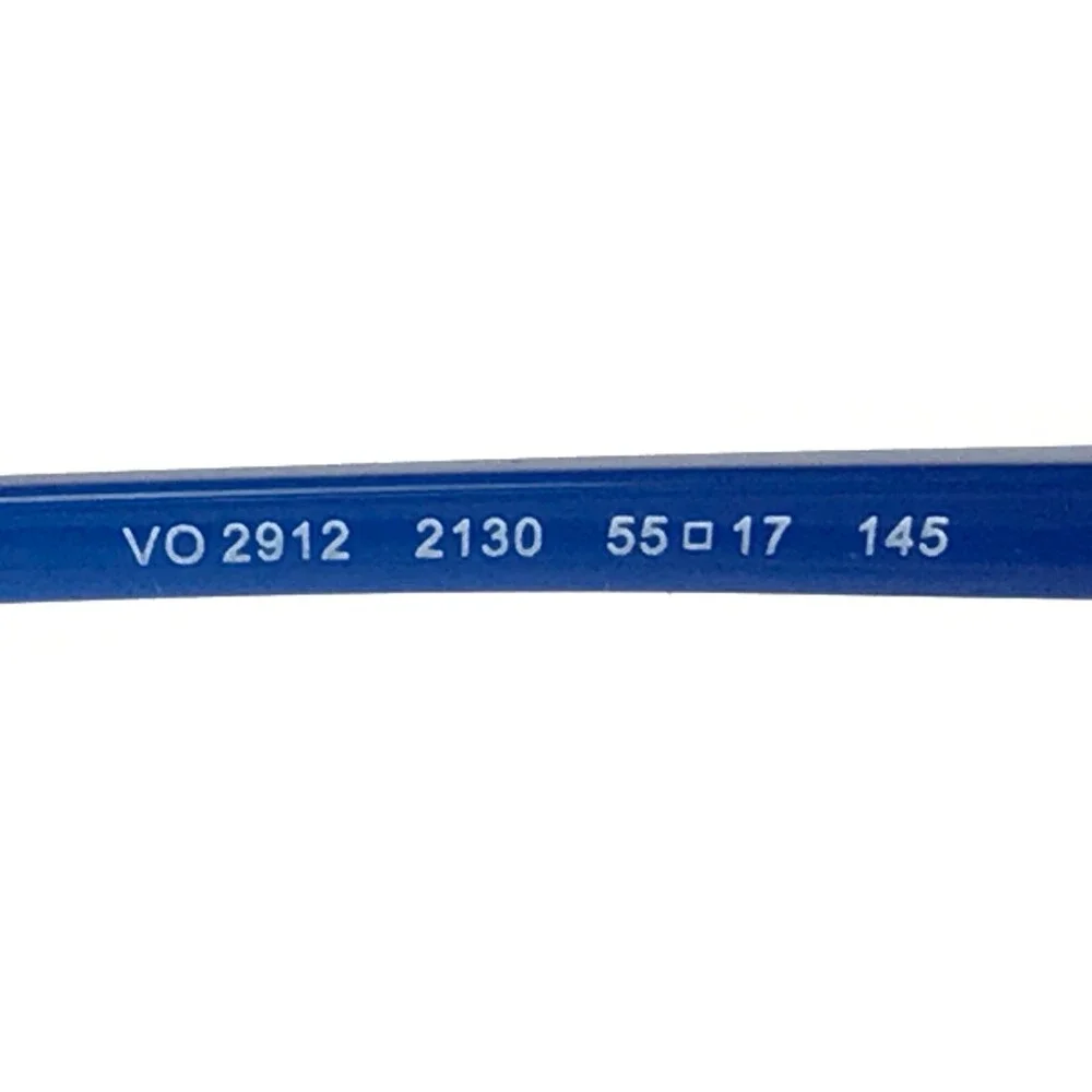Vogue Eyeglasses Frames VO2912 2130 Clear Blue Square Full Rim 55-17-145